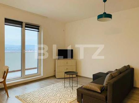 Garsoniera 32 mp, terasa 12 mp, totul nou, prima inchiriere, zona Piata Abator - Photo 3