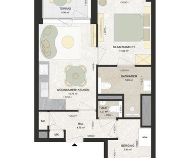 Appartement te huur: Surinamepad 3 2035 VS Haarlem - Foto 1