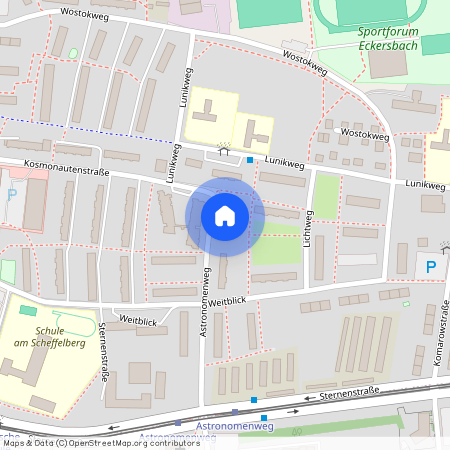 3. Etage, Astronomenweg 12, Eckersbach E1-E4, Zwickau