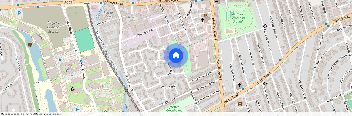 Hinchin Brook, Lenton, NG7, Nottingham