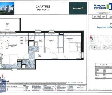 Appartement à louer 3 pièces 62.58m² - Photo 1
