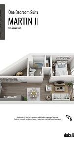 Integrated Cabinetry, Hard Surface Flooring, 1 bedroom - Photo 3