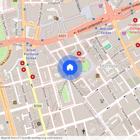 Fitzroy Mews, Fitzrovia, W1T