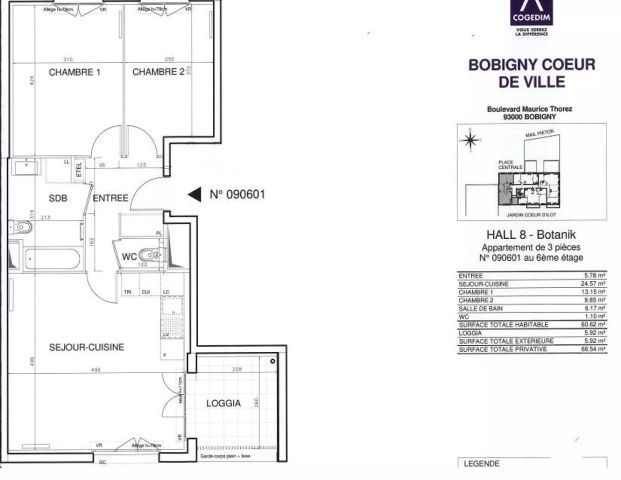 location Appartement T3 DE 60.4m² À BOBIGNY - Photo 1