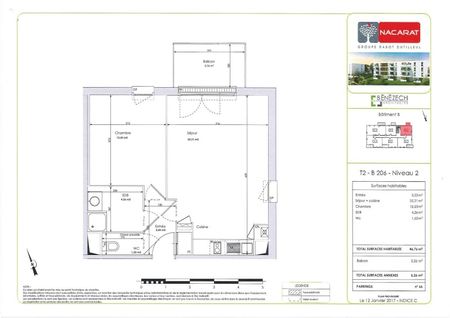 Location Appartement 2 pièces 46m² TOULOUSE 31200 - Photo 2