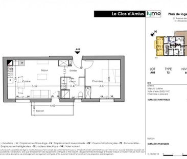 Appartement 2 pièces – 46 m² - Photo 2