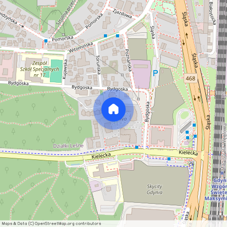 ul. Bydgoska, Działki Leśne, Gdynia, pomorskie