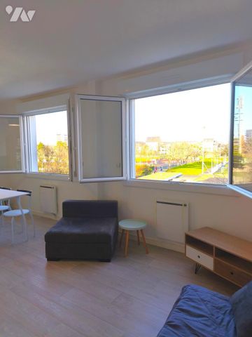 Appartement T1 meublé au 3ème étage d'une résidence, parking et cave - Photo 2