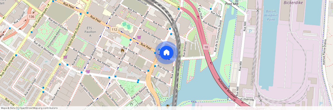 101 Rue Peel, Montréal (Le Sud-Ouest), QC H3C