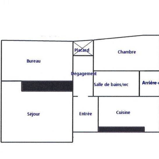 Appartement 3 pièces - - Photo 1