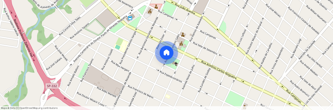 Rua Doutor Campos Sáles, 233 - praça da Matriz - Centro, Cosmópolis, São Paulo, 13150027