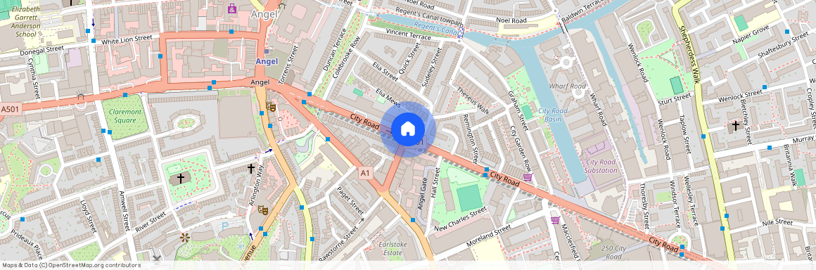 City Road, Angel, Islington, London, EC1V