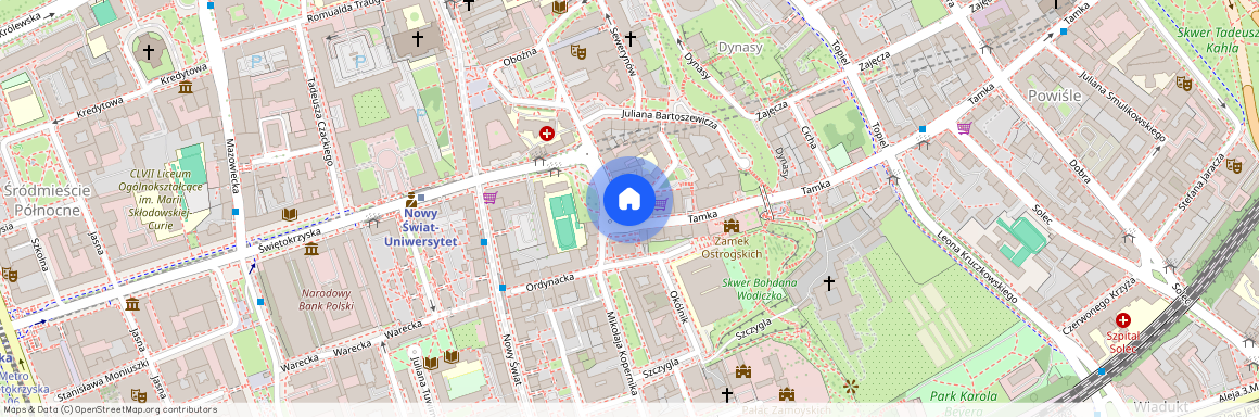 ul. Tamka, Śródmieście Północne, Śródmieście, Warszawa, mazowieckie