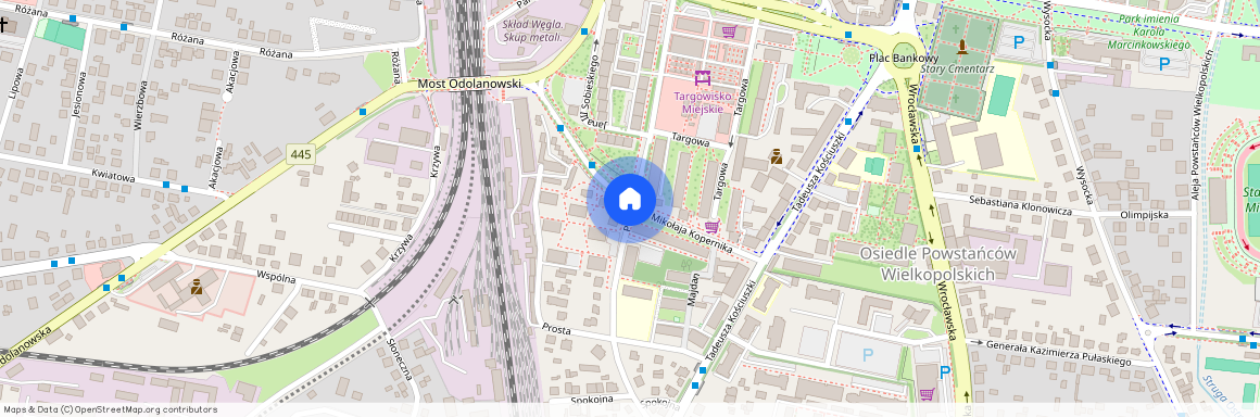 ul. Piastowska, Ostrów Wielkopolski, ostrowski, wielkopolskie