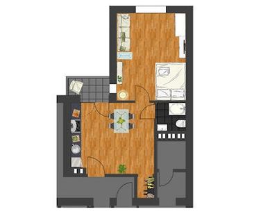 Kleines möbliertes Apartment im angesagten Agnesviertel - Foto 1