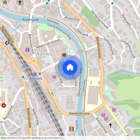 9630, Wattwil, Thuraustrasse