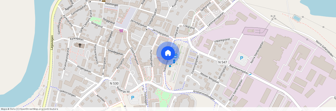 Stationsgatan, Laholm