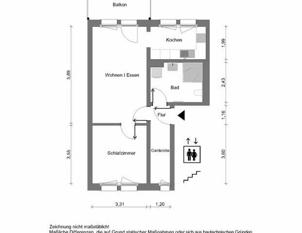 Wohnung Nr. 411/8/21 - Photo 1