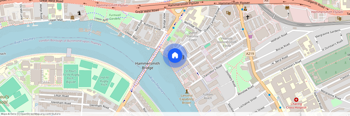 Crisp Road, Queens Wharf W6