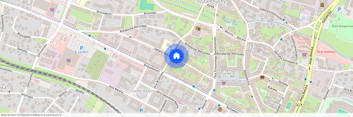 ul. Stefana Batorego, Osiedle Barbara, Tychy, śląskie