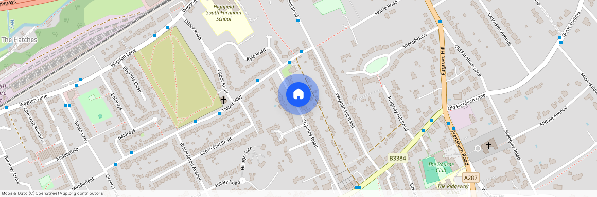 St. Johns Road, Farnham, GU9