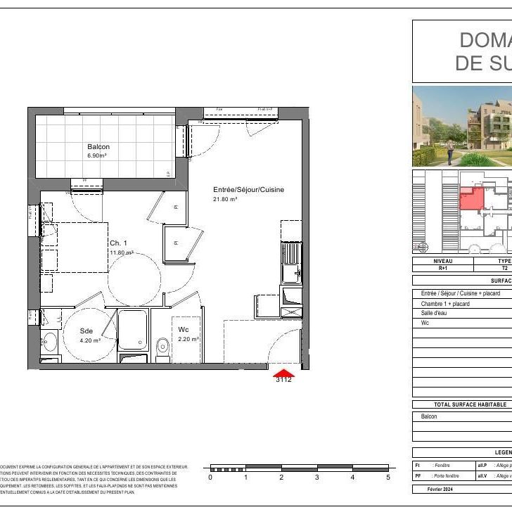 Location Appartement 2 pièces 40m² TOURS 37100 - Photo 2