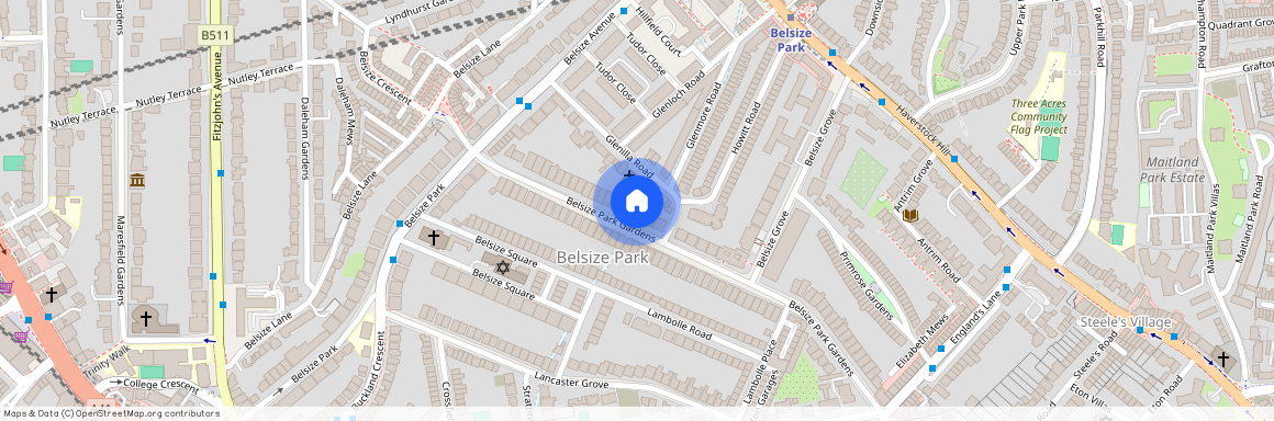 Belsize Park Gardens, Belsize Park NW3