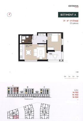 A1-302 - Très beau 2,5 pièces à louer courant avril 2026 - Photo 1