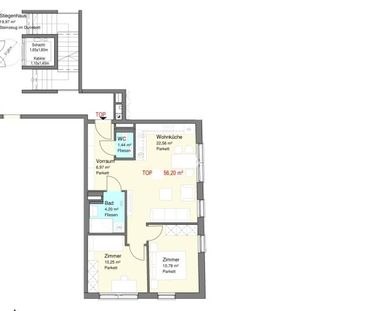 Baujahr 2020 - 3 Zimmer Neubau (WG tauglich) zu vermieten - Photo 1