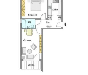 Altengerechte 2-Zimmer-Wohnung in Mülheim-Stadtmitte mit WBS - Foto 1