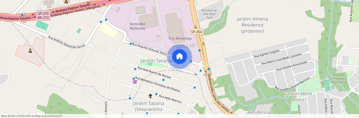 Augusto Antunes Vieira, 287, Jardim Tatiana, Sorocaba, São Paulo, 18052510