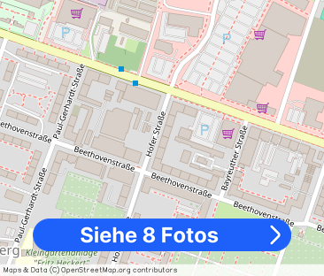 Attraktive 2-Raum-Wohnung mit Balkon und Einbauküche in einem aufwä... - Foto 1