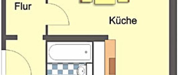 Wohnung, 1 Zimmer (32,97 m²) - Photo 1