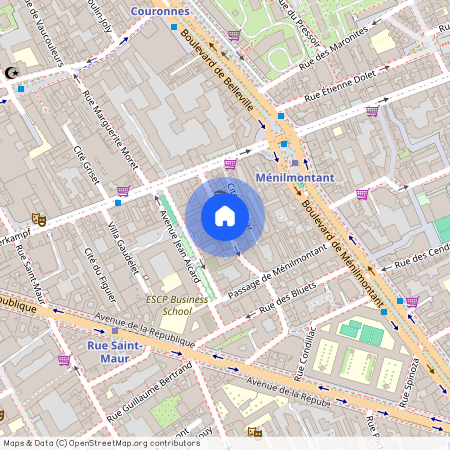 Rue Camille Crespin du Gast, Francja, Paris