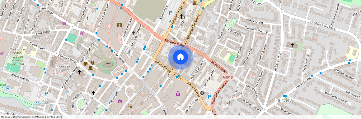 Winchcombe Street, Cheltenham, Gloucestershire, GL52