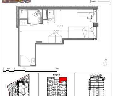 Location Appartement 1 pièce 22m² STRASBOURG 67000 - Photo 6