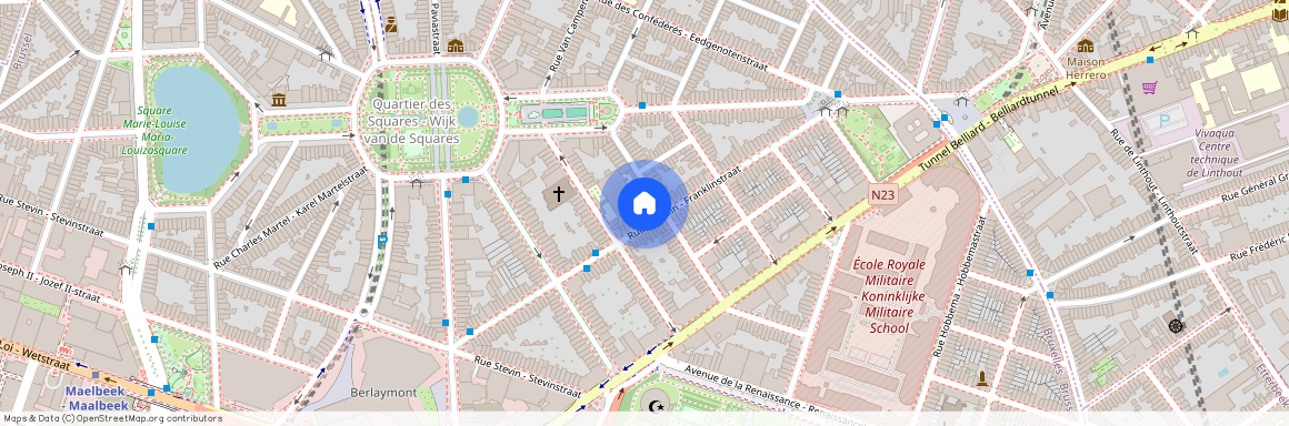 Rue Franklin, 84, 1000, Bruxelles