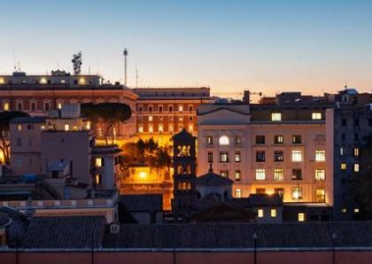 Attic-Monti: 1-6 month rentals. Spacious, furnished 3 Bedroom, 2 bath, living room, dining room, study and large panoramic terrace. Bright, silent, located in well kept Palazzo d’Epoca with elevator and doorman. Near transport and Metro.