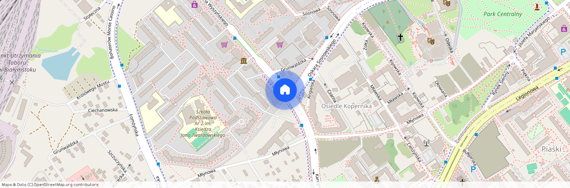 ul. Kardynała Stefana Wyszyńskiego, Przydworcowe, Białystok, podlaskie