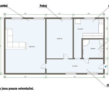 Pronájem bytu 2+1 55 m² - Photo 3