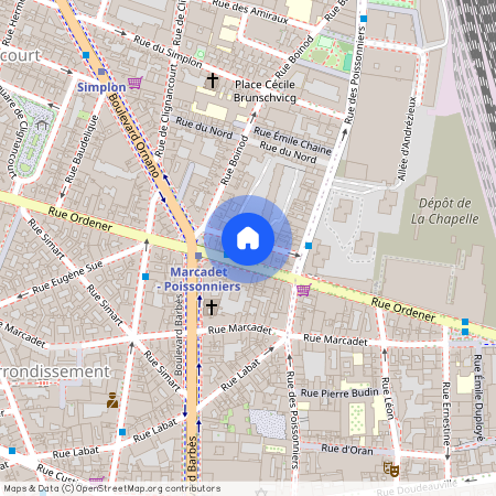 Building Rue des Portes Blanches - checkmyguest - 1350697, Rue des Portes Blanches, Paris