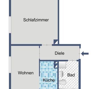 Gemütliche 2-Zimmer-Wohnung zum Wohlfühlen - Foto 3