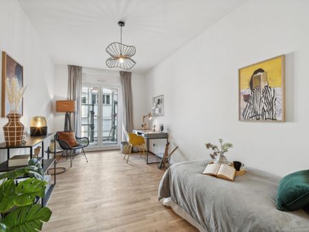 Erstbezug mit Stil: Helle 2-Zimmer-Wohnung mit Einbauküche und Balkon - Foto 5