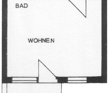 1-Raum-Wohnung, 28,2 m² mit Balkon und Fußbodenheizung im Grünen. - Foto 1