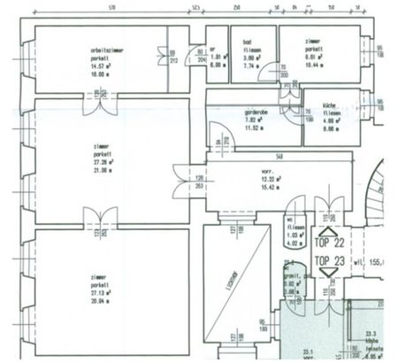 OPERNRING, STAATSOPER, klimatisierte 106 m2 Altbau, 3 Zimmer, Möblierung möglich, Extraküche, 2 Bäder, 4. Liftstock - Foto 3