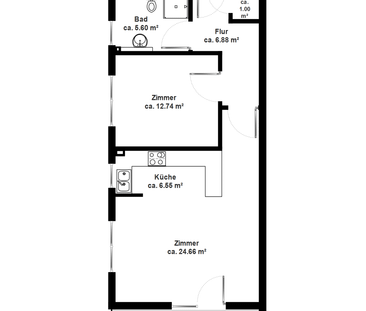 Schöne Wohnung mit Terrasse - Photo 2