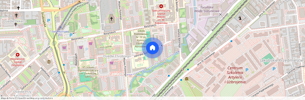 ul. mjr. Henryka Sucharskiego, Mokre, Toruń, kujawsko-pomorskie