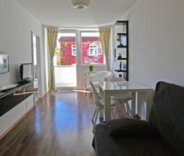 Vollmöbliertes Apartment nähe Glockenbachviertel mit Südbalkon - Foto 1