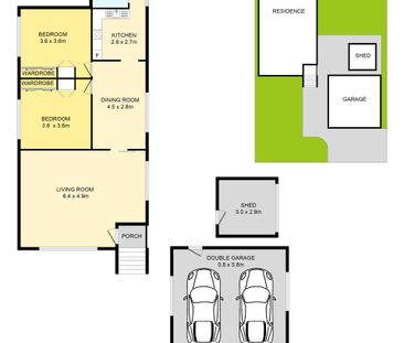 TWO BEDROOM HOME WITH LARGE DOUBLE GARAGE - Photo 4