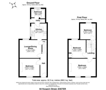 4 bed terraced house to rent in Hoopern Street, Exeter, EX4 - Photo 1